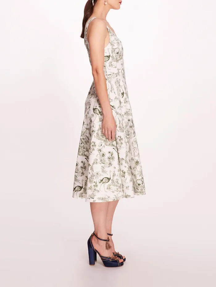 Women Marchesa Dresses Elowen Dress Ivorygreen Women Marchesa Dresses Elowen Dress Ivorygreen
