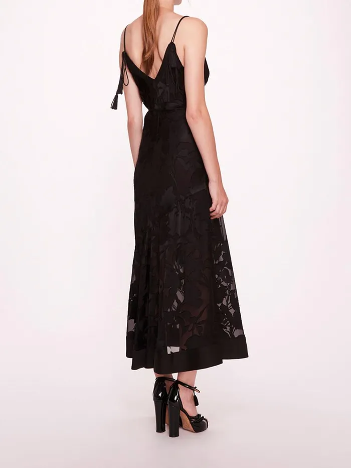 Women Marchesa Dresses Niobe Slip Dress Black Women Marchesa Dresses Niobe Slip Dress Black