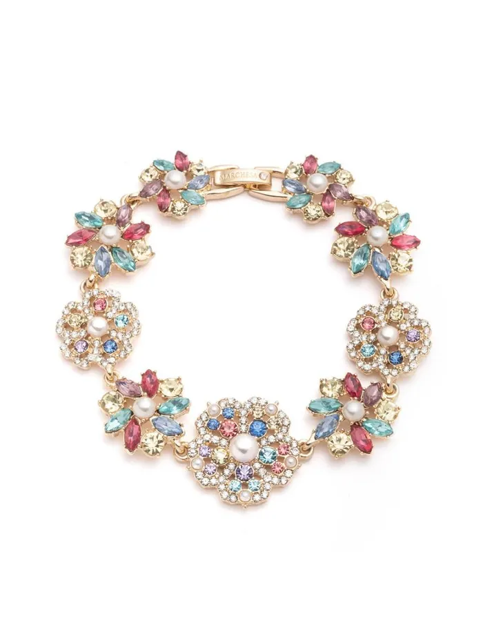 Women Marchesa Jewelry Multi Fresh Floral Bracelet Multi