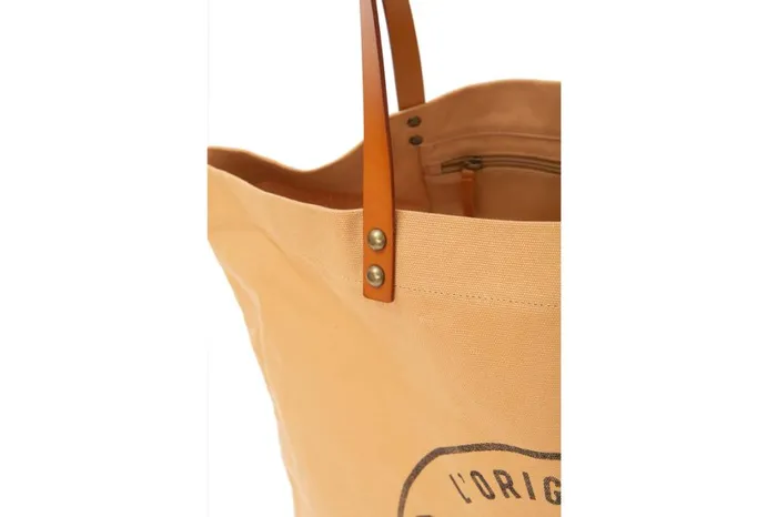 WomenMen Bags PALLADIUM ROUND LOGO TOTE BAG Camel WomenMen Bags PALLADIUM ROUND LOGO TOTE BAG Camel