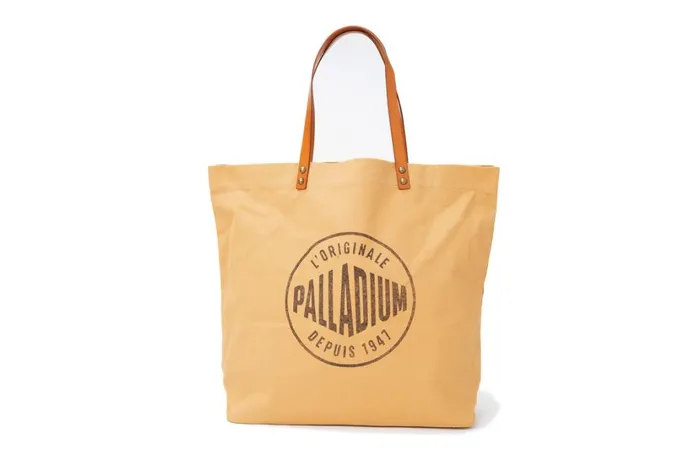 WomenMen Bags PALLADIUM ROUND LOGO TOTE BAG Camel WomenMen Bags PALLADIUM ROUND LOGO TOTE BAG Camel