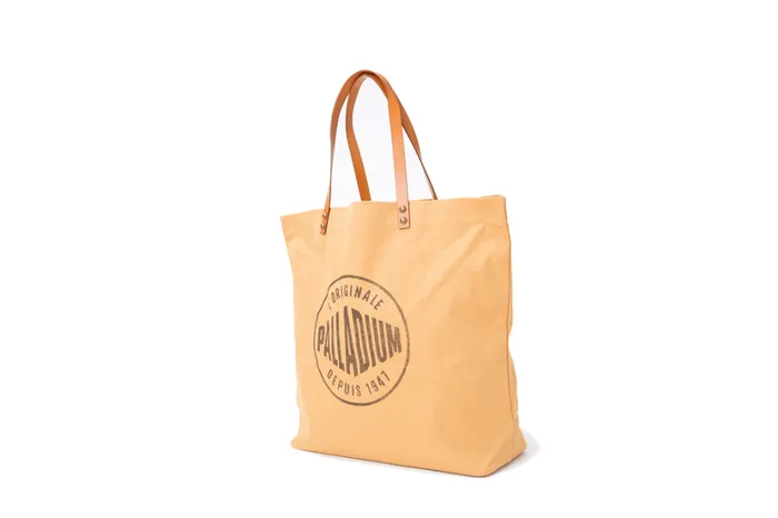 WomenMen Bags PALLADIUM ROUND LOGO TOTE BAG Camel WomenMen Bags PALLADIUM ROUND LOGO TOTE BAG Camel