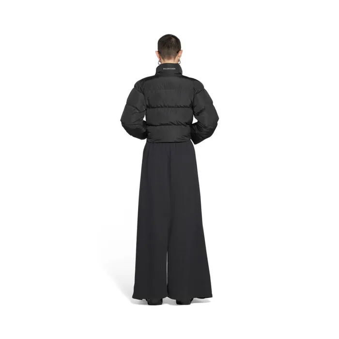 WomenMen Coats and Jackets Balenciaga Shrunk Puffer In Black