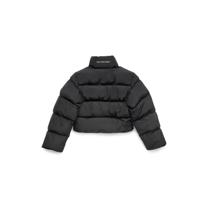 WomenMen Coats and Jackets Balenciaga Shrunk Puffer In Black