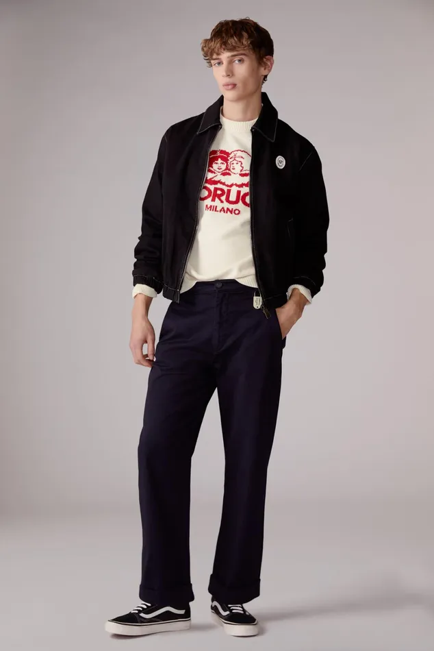 WomenMen Fiorucci Sweatshirts and Hoodies Unisex Milano Angels Knit Jumper Cream WomenMen Fiorucci Sweatshirts and Hoodies Unisex Milano Angels Knit Jumper Cream