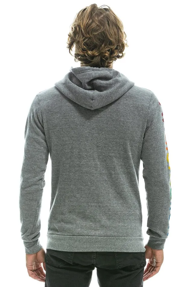 WomenMen Hoodies Aviator Nation Austin Hoodie 8211 Heather Grey