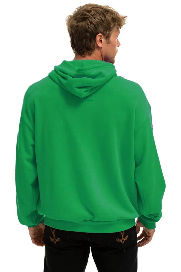 WomenMen Hoodies Aviator Nation Haight Ashbury Relaxed Pullover Hoodie 8211 Kelly Green