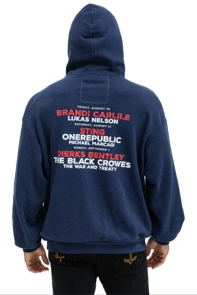 WomenMen Hoodies Aviator Nation Jazz Aspen Snowmass 2024 Pullover Hoodie Relaxed 8211 Navy