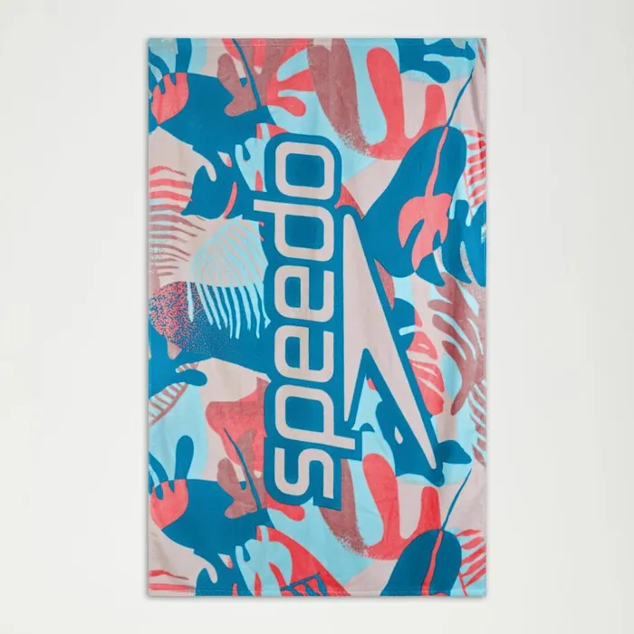 WomenMenKids Swim Accessories Speedo Printed Beach Towel PinkCoral