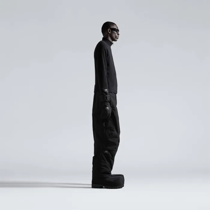 WomenMen Ski Balenciaga Skiwear 8211 3b Sports Icon Zipup Jacket In Black