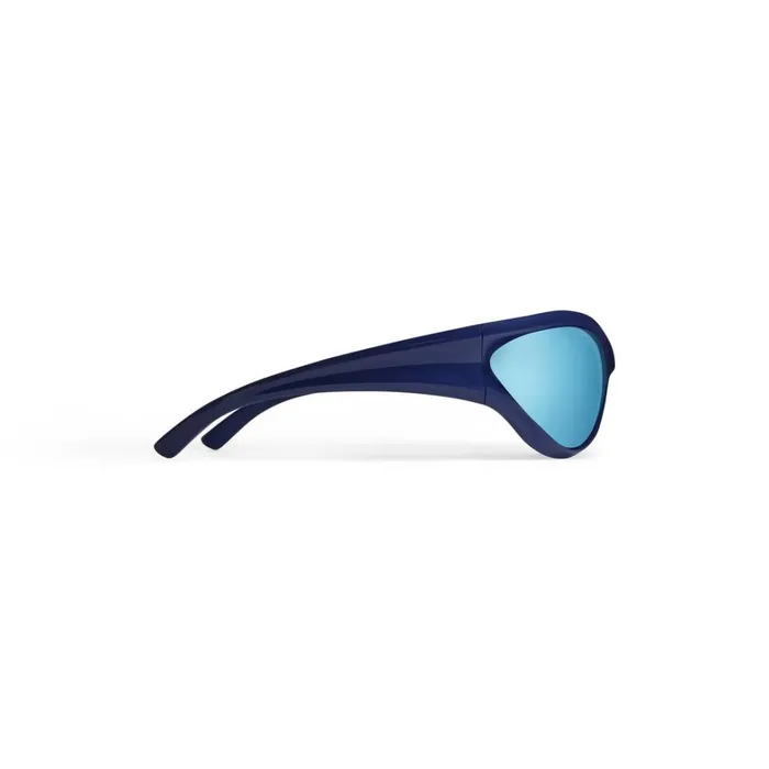 WomenMen Sunglasses Balenciaga Dynamo Round Sunglasses In Blue
