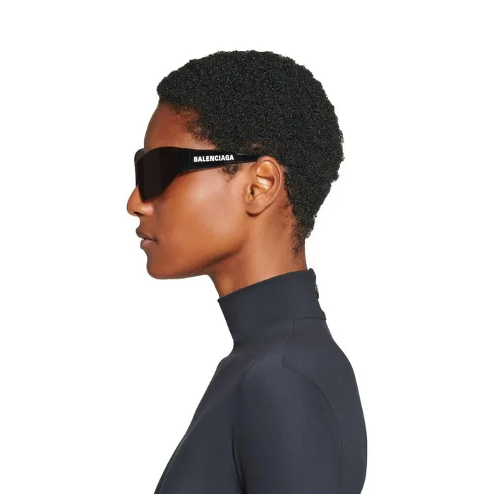 WomenMen Sunglasses Balenciaga Mono Cat 20 Sunglasses In Black