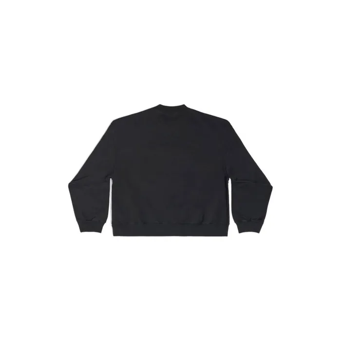 WomenMen Sweatshirts and Hoodies Balenciaga Cities Paris Sweatshirt Regular Fit In Black
