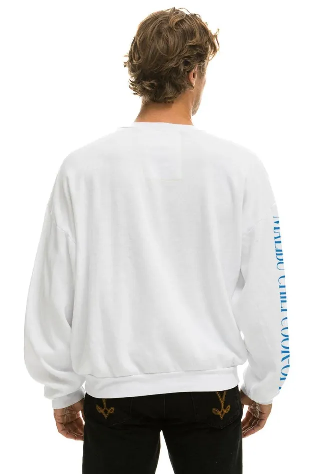 WomenMen Sweatshirts Aviator Nation Malibu Chili CookOff 2023 Crew Sweatshirt Relaxed 8211 White WomenMen Sweatshirts Aviator Nation Malibu Chili CookOff 2023 Crew Sweatshirt Relaxed 8211 White
