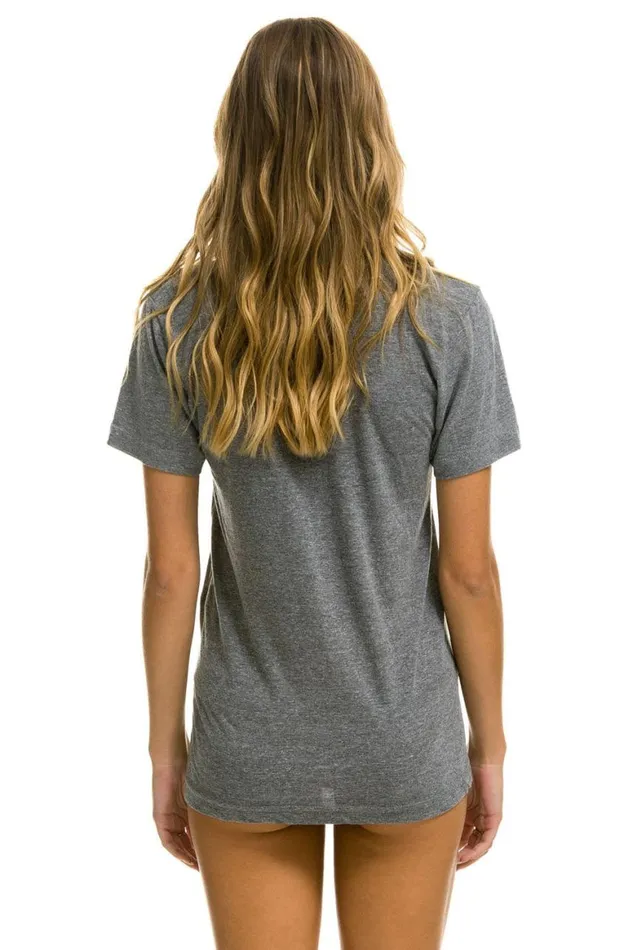 WomenMen Tees Aviator Nation North Shore Tee 8211 Heather Grey