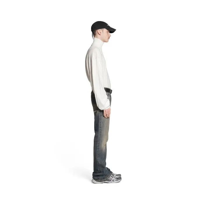 WomenMen Trousers Balenciaga Bootcut Trousers In Light Blue