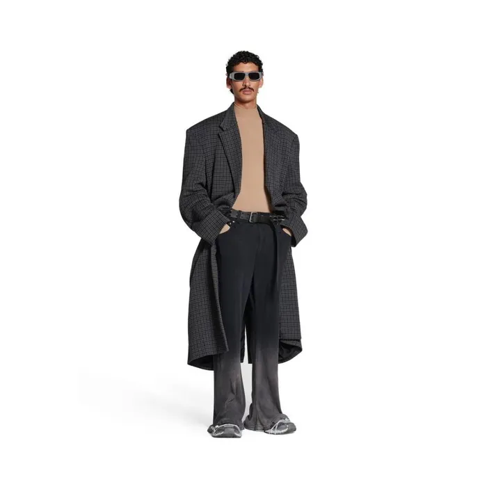WomenMen Trousers Balenciaga Trousers In Black Faded