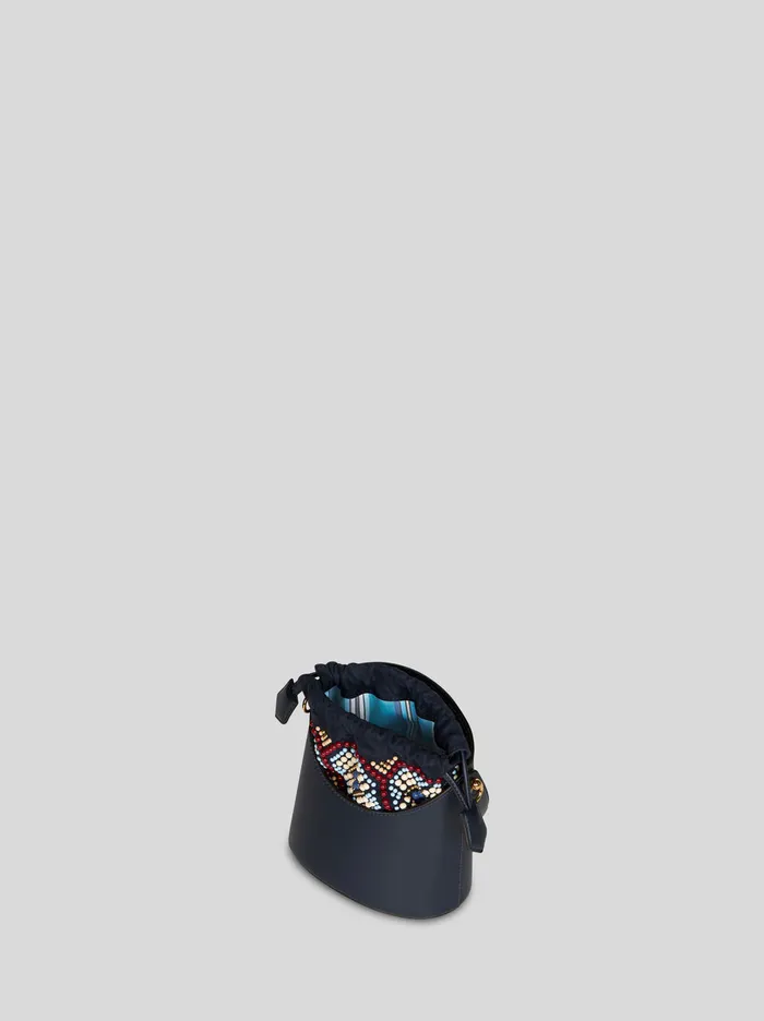 Women Mini Leather Saturno Bag Etro Saturno