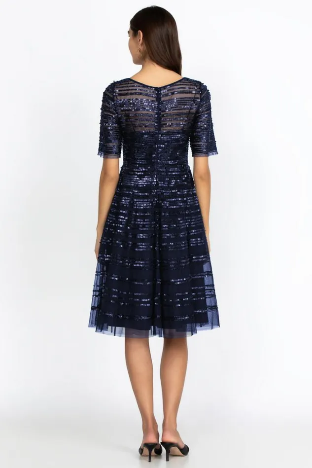 Women Navy Beaded Mesh Dress Navy Johnny Was Dresses Women Navy Beaded Mesh Dress Navy Johnny Was Dresses
