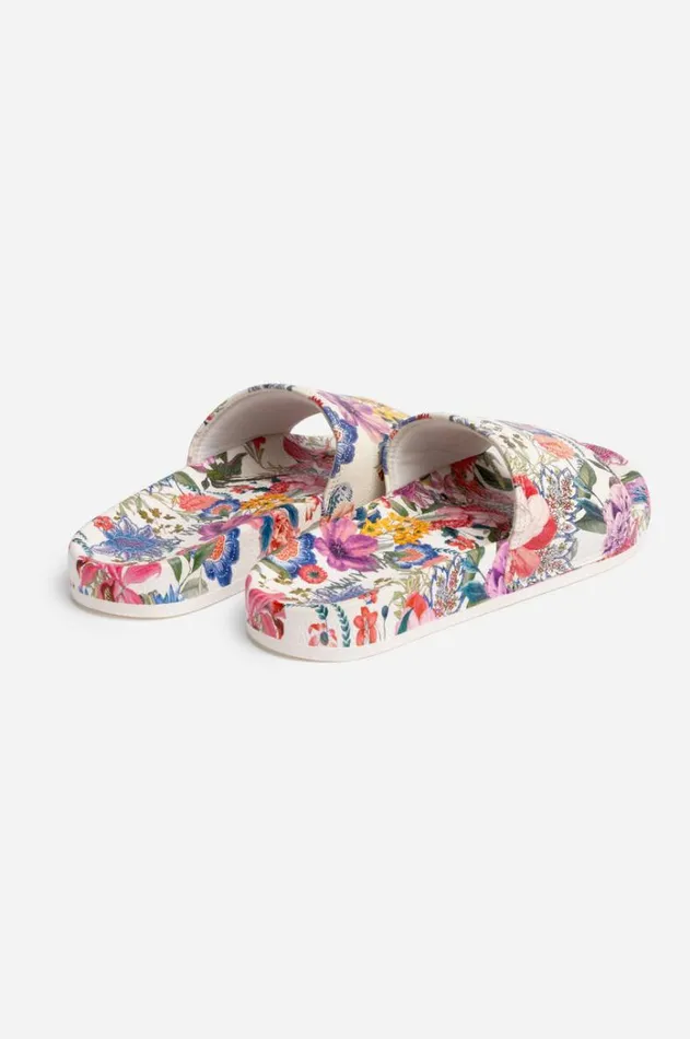 Women NEON JUNGLE POOLSLIDE Neon Jungle Print Johnny Was Shoes Women NEON JUNGLE POOLSLIDE Neon Jungle Print Johnny Was Shoes