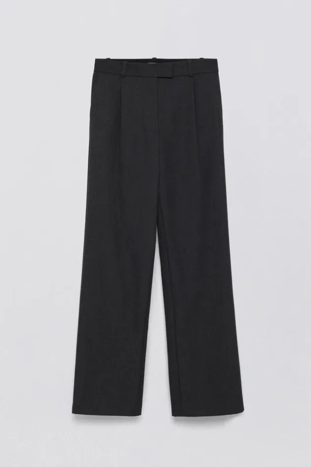 Women Novia Pant Grey Melange Jonathan Simkhai Pants and Bottoms