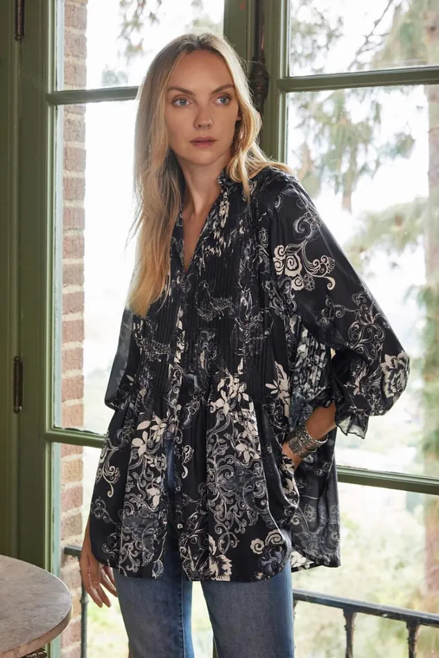 Women OLIVIA KITA TUNIC Olivia Johnny Was Tops Women OLIVIA KITA TUNIC Olivia Johnny Was Tops