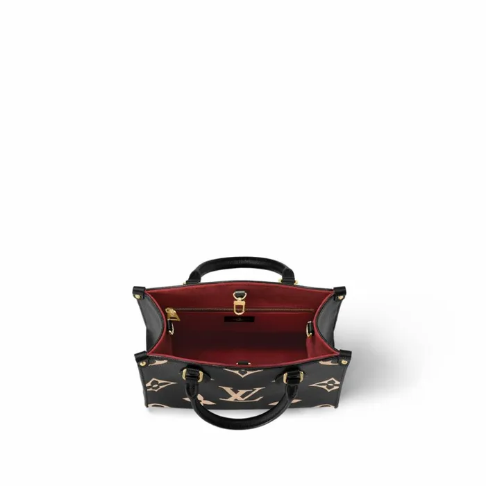 Women Onthego Bag Louis Vuitton Louis Vuitton Onthego PM M45659 Black Beige 8211 Louis Vuitton Handbag Store