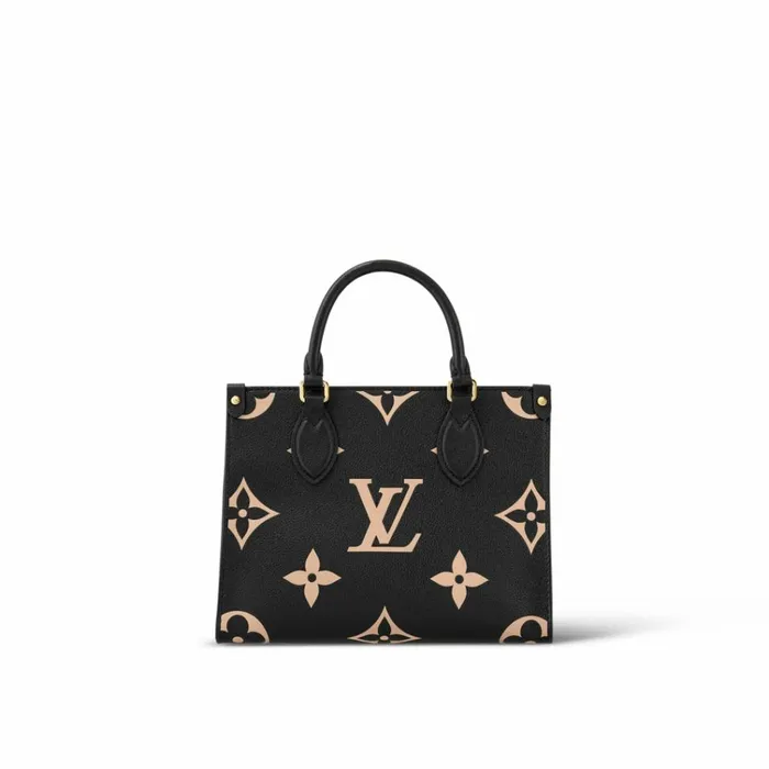 Women Onthego Bag Louis Vuitton Louis Vuitton Onthego PM M45659 Black Beige 8211 Louis Vuitton Handbag Store