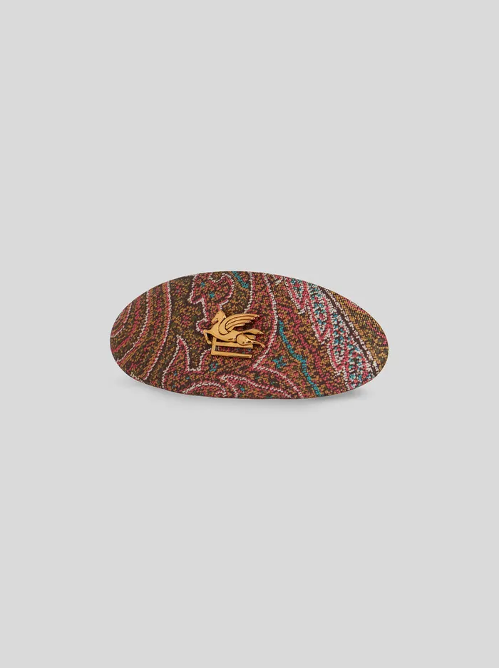 Women Oval Paisley Clip With Pegaso Etro Hair Accessories