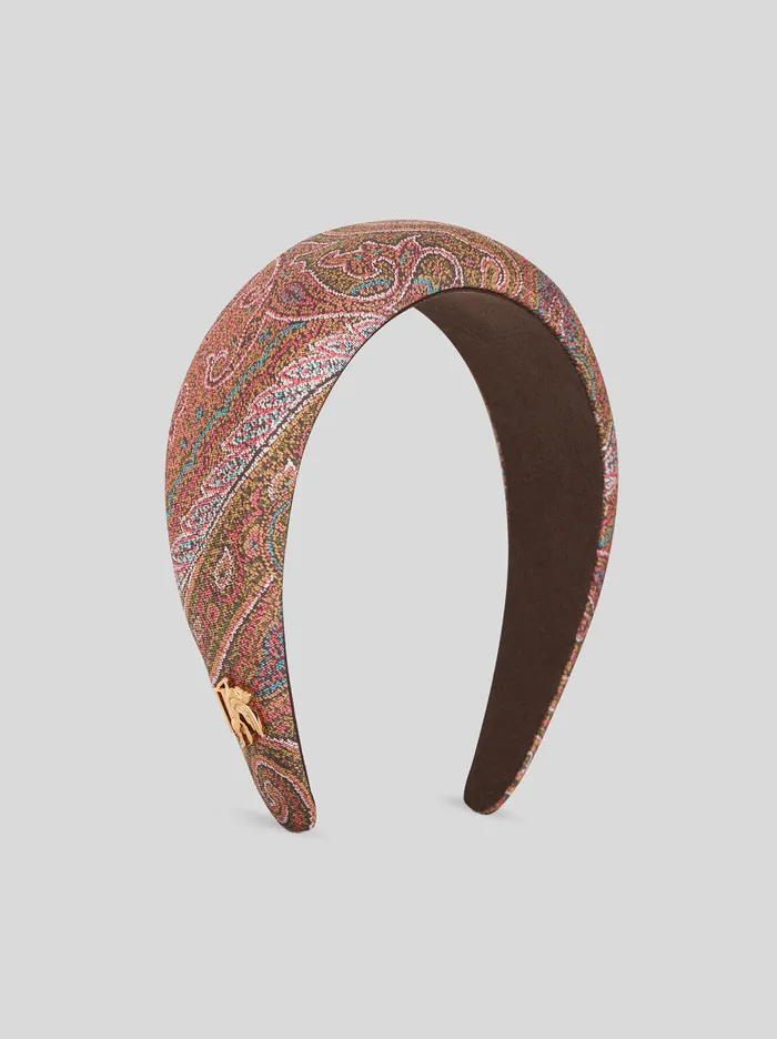 Women Paisley Hair Band With Pegaso Etro Hair Accessories