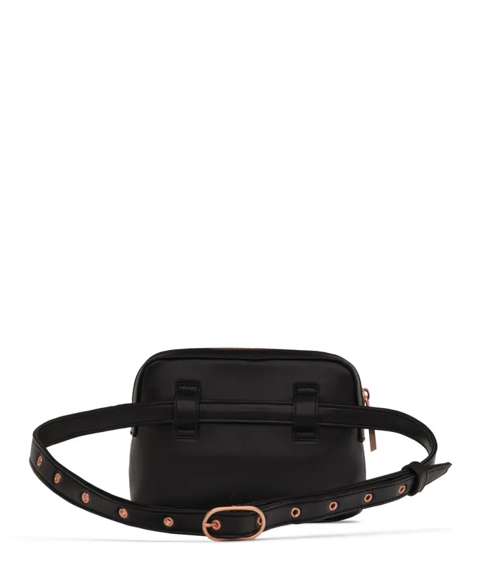 Women Paris Vegan Belt Bag 8211 Loom Blackr Matt and Nat Belt Bags Women Paris Vegan Belt Bag 8211 Loom Blackr Matt and Nat Belt Bags