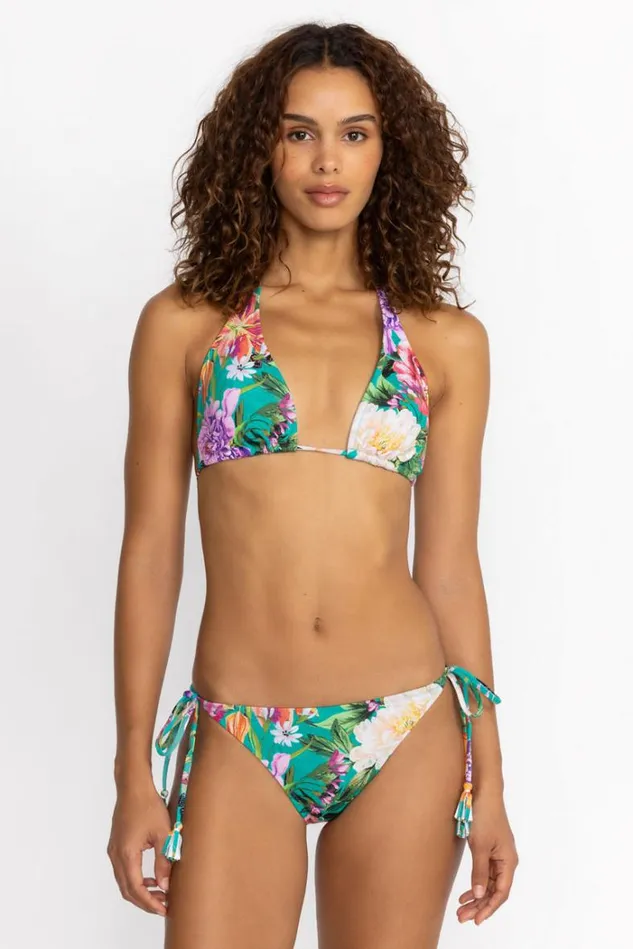 Women PEACOCK GOZA STRING BIKINI BOTTOM Peacock Goza Johnny Was Swim and Resort
