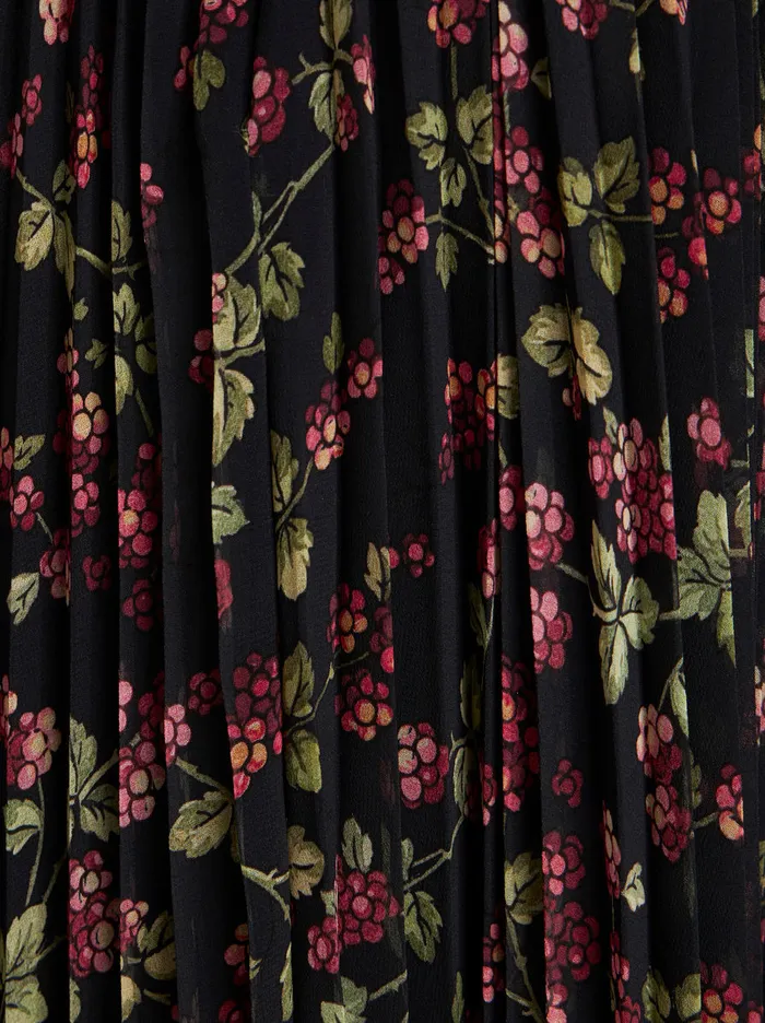 Women Pleated Georgette Skirt Etro Skirts