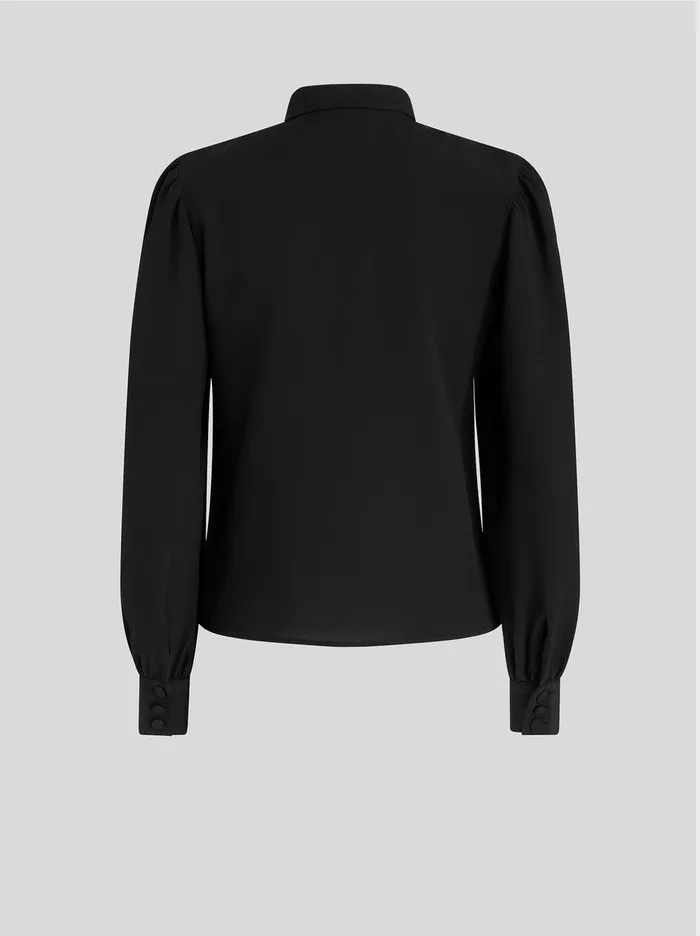 Women Pleated Silk Shirt Etro Shirts And Blouses