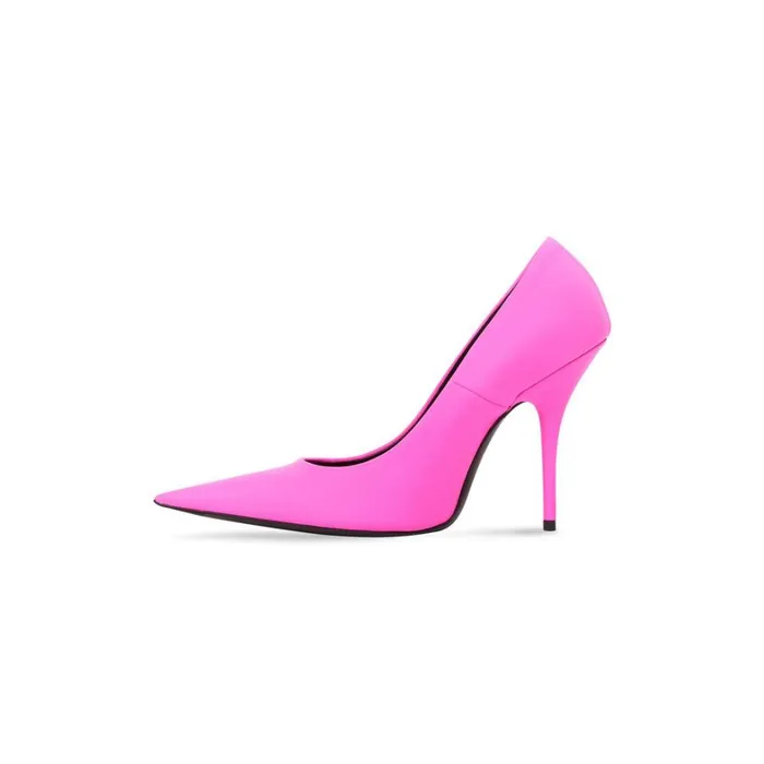 Women Pumps and Heels Balenciaga Knife 110mm Pump In Fluo Pink