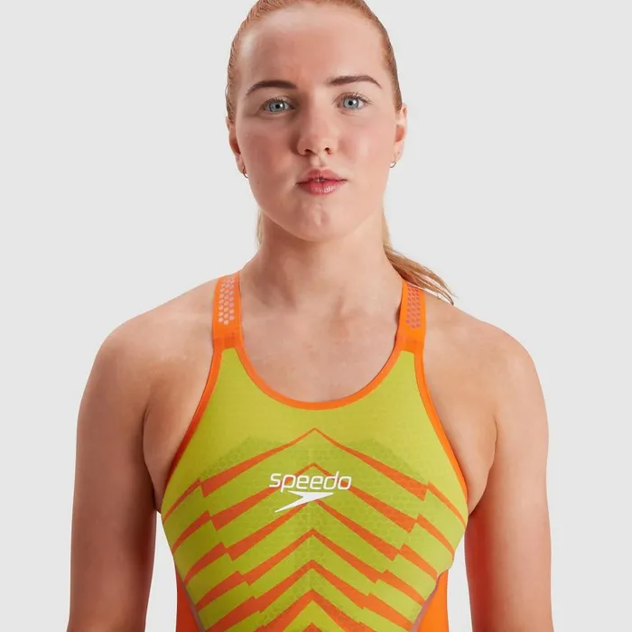 Women Racing Suits Speedo Women039s Fastskin LZR Pure Intent Openback Kneeskin OrangeYellow Women Racing Suits Speedo Women039s Fastskin LZR Pure Intent Openback Kneeskin OrangeYellow