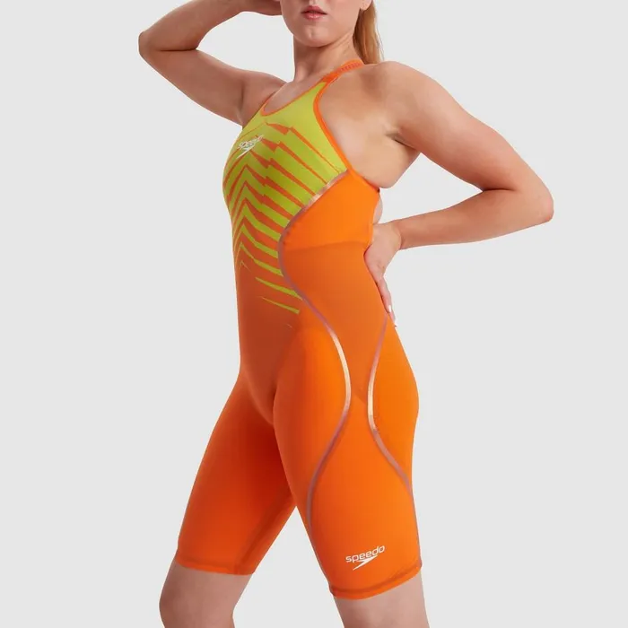 Women Racing Suits Speedo Women039s Fastskin LZR Pure Intent Openback Kneeskin OrangeYellow Women Racing Suits Speedo Women039s Fastskin LZR Pure Intent Openback Kneeskin OrangeYellow