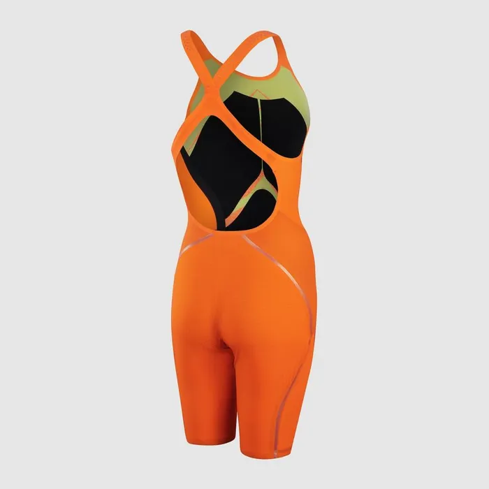 Women Racing Suits Speedo Women039s Fastskin LZR Pure Intent Openback Kneeskin OrangeYellow Women Racing Suits Speedo Women039s Fastskin LZR Pure Intent Openback Kneeskin OrangeYellow