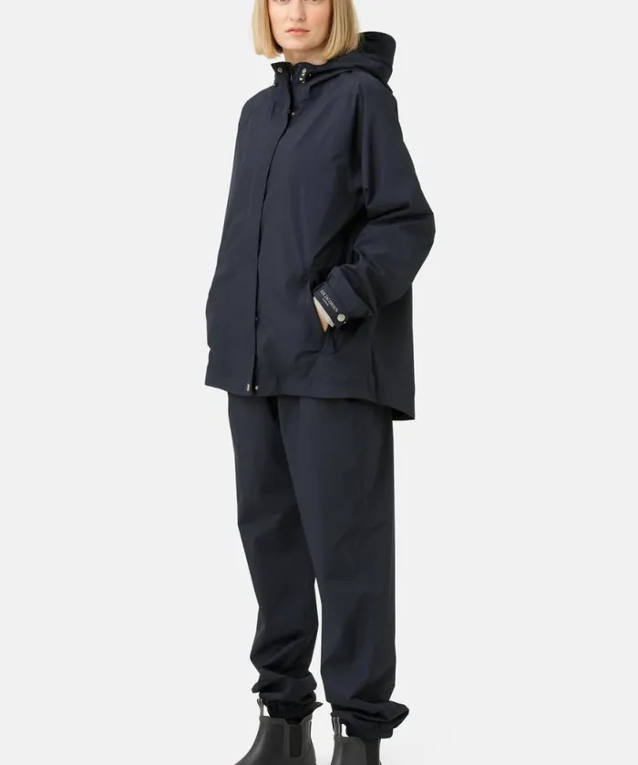Women Raincoats Ilse Jacobsen Rain Jacket 8211 Dark Indigo Women Raincoats Ilse Jacobsen Rain Jacket 8211 Dark Indigo