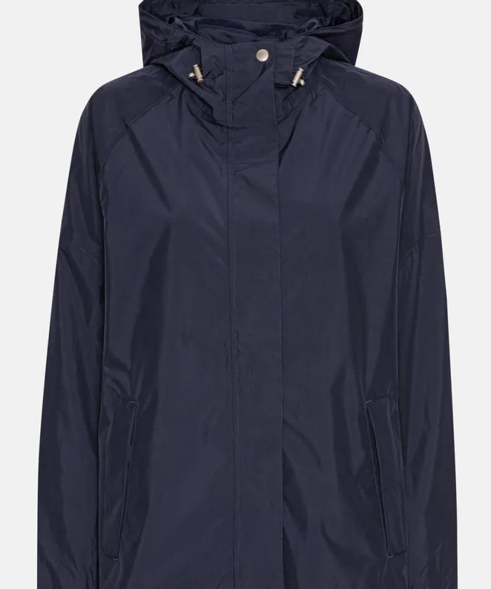Women Raincoats Ilse Jacobsen Rain Jacket 8211 Dark Indigo Women Raincoats Ilse Jacobsen Rain Jacket 8211 Dark Indigo