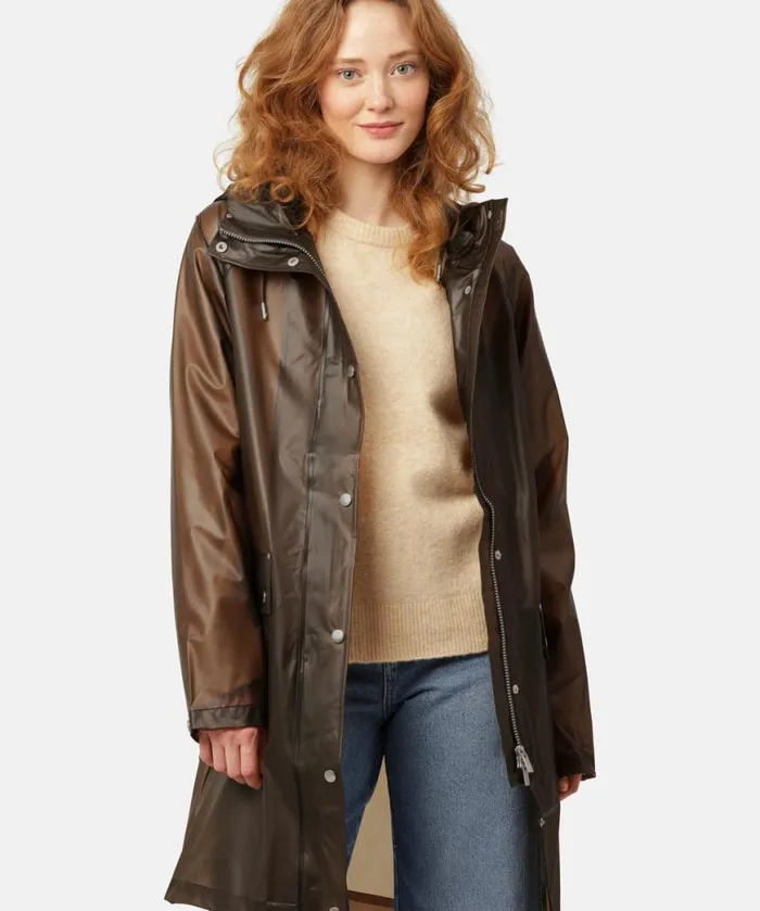 Women Raincoats Ilse Jacobsen Raincoat 8211 Otter Women Raincoats Ilse Jacobsen Raincoat 8211 Otter
