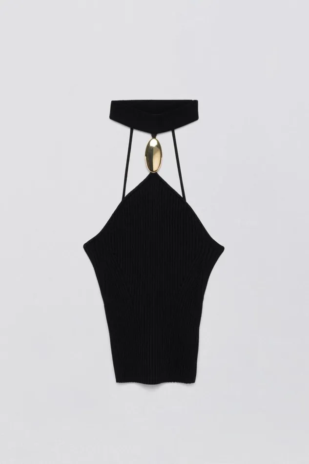 Women Rubie Top Black Jonathan Simkhai Knitwear