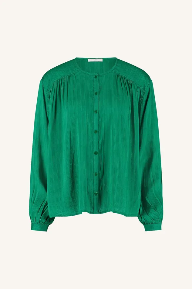 Women Saar Blouse Bright Green Bybar Blouses
