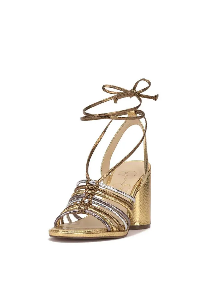 Women Sandals Jessica Simpson Cahna High Heel Sandal In Gold