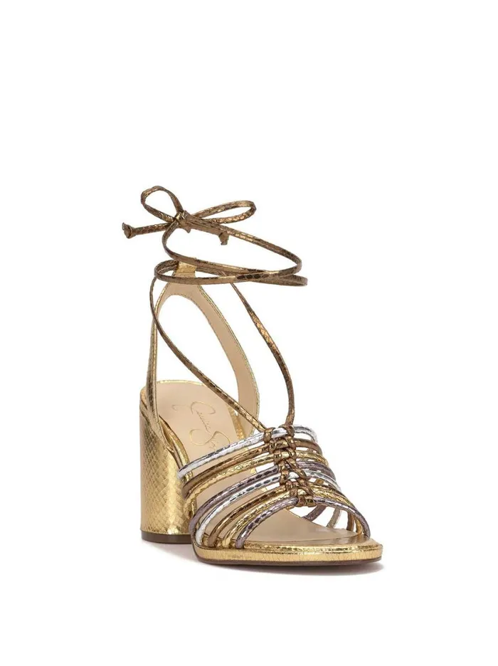 Women Sandals Jessica Simpson Cahna High Heel Sandal In Gold
