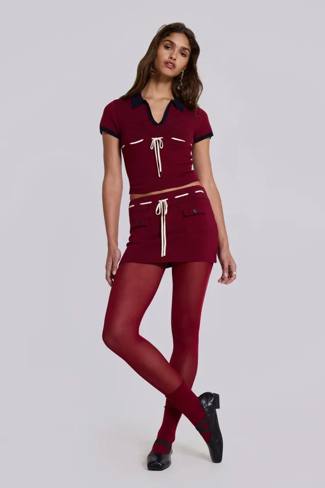 Women Scarlett Knit Top Jaded London Long Sleeve Tops