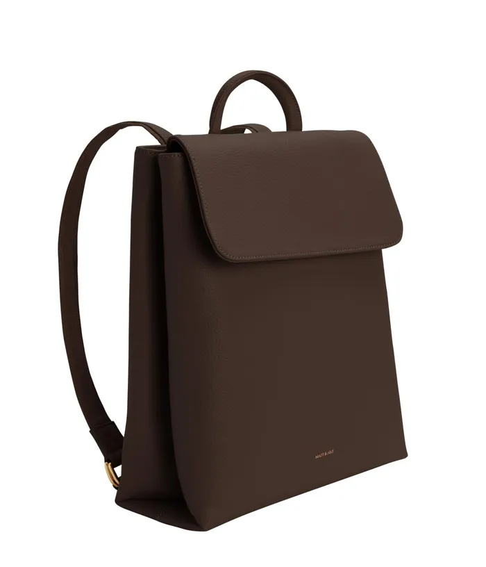 Women Sevan Vegan Backpack 8211 Purity Chocolate Matt and Nat Backpacks