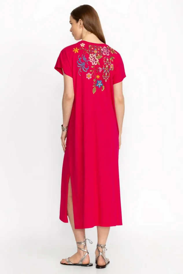 Women SHERI RELAXED KNIT DRESS Ultra Pink Johnny Was Dresses Women SHERI RELAXED KNIT DRESS Ultra Pink Johnny Was Dresses