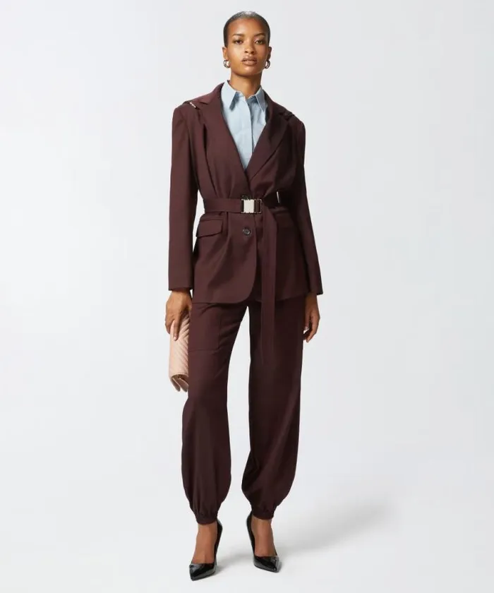 Women Shirts And Blouses Pinko Oversize Poplin Shirt Dusty Blue Women Shirts And Blouses Pinko Oversize Poplin Shirt Dusty Blue