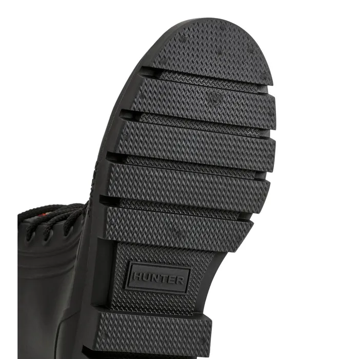 Women Short and Ankle Boots Hunter Boots Diana Waterproof LaceUp Rain Boots Black Women Short and Ankle Boots Hunter Boots Diana Waterproof LaceUp Rain Boots Black